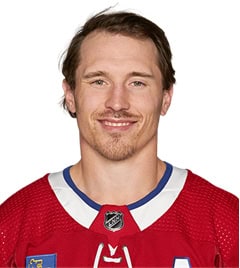 NHL player Brendan Gallagher face shot for the Montreal Canadiens