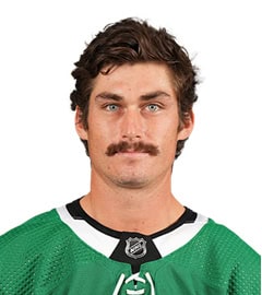 NHL player Mason Marchment face shot for the Dallas Stars